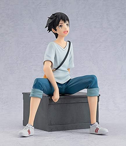 QYYSL Anime Girl Figure Limited Edition Anime Weathering with You Amano Hina and Morishima Hodaka Action Figure with Base Sit and Stand PVC Collection Model Toy Ornament Statue Birthday Gift von QYYSL