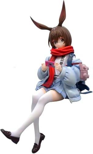 QYYSL Anime Girl Figure Limited Edition Japanese Anime Native Otaku Cartoon Arknights Amiya Noodle Stopper PVC Kawaii Action Figure Set Pretty Girl Model Statue Toy Christmas Box Children Birthday von QYYSL