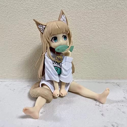 QYYSL Anime Girl Figure Limited Edition My Cat is A Lovely Girl PVC Q Version Cartoon Action Figure Toy Adult Collection Model Doll Toy Animated Ornaments Statue Child Birthday Gift von QYYSL