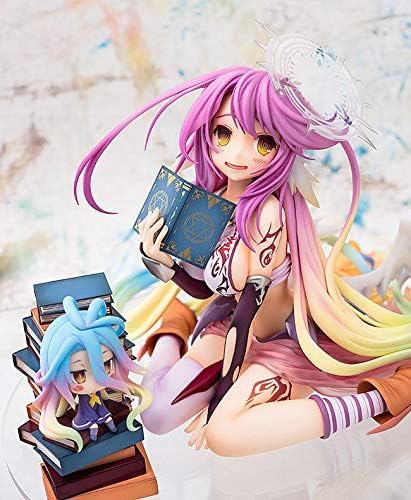 QYYSL Anime Girl Figure New Crazy Popular Japanese Anime No Game No Life Figure Flueqel Jibril Shiro Imanity Figure Anime Sora Pretty Girl Action Figure Collectible Model Dolls Toy Ornament Statue von QYYSL