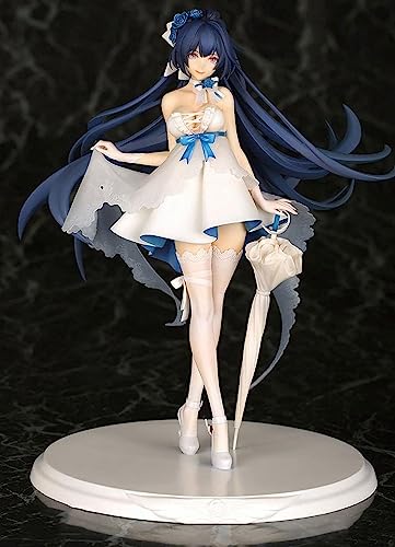 QYYSL Anime-Mädchen-Figur, 23 cm, Myethos Raiden Mei MmiHoYo Honkai Impact 3, Hochzeitskleid mit Regenschirm, Stehhaltung, schöne PVC-Actionfigur, Spielzeug, Spielstatue, Sammlung, Desktop-Ornamente von QYYSL