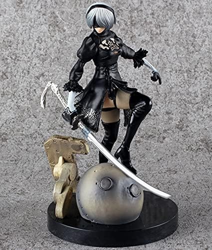 QYYSL Anime PS4 Spiel Automata NieR Yorha Nr. 2 Typ B 2B stehend schönes Mädchen PVC Actionfigur Modell Spielzeug handgefertigte Statue Sammlung Ornament von QYYSL