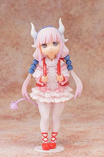 QYYSL New Factory Outlet 16 cm Pretty Girl Miss Kobayashis Dragon Maid Kamui Niedliche Version Box Hand Do Niedliche Figur Auto Armaturenbrett Home Office Dekor Ornamente Anime Sammlerstück PVC Modell von QYYSL