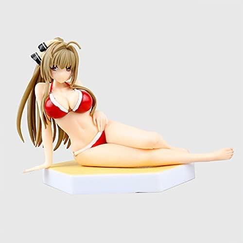 QYYSL Sento Isuzu Schöne Mädchen-Badeanzug, sitzende PVC-Actionfigur, Statue, Ornamente, Sammlerstück, Desktop-Dekoration, Modell, Spielzeug, Puppe, Geschenk, 15 cm von QYYSL