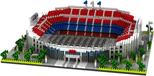 3D-Puzzle, Basse-NOU-Camp-Stadion-Modell, Erwachsene Jungen, hoher Schwierigkeitsgrad beim Zusammenbauen von Spielzeug, Fans-Fußballstadion-Bausteine von QZLNONTK