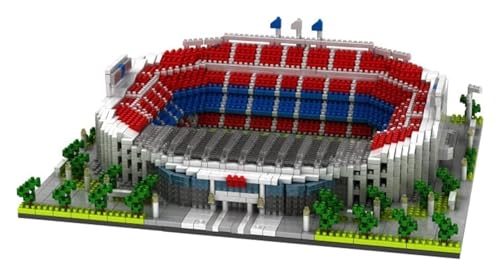 3D-Puzzle, Basse-NOU-Camp-Stadion-Modell, Erwachsene Jungen, hoher Schwierigkeitsgrad beim Zusammenbauen von Spielzeug, Fans-Fußballstadion-Bausteine von QZLNONTK