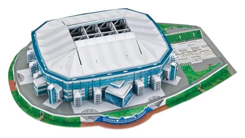 3D-Puzzle, Veltins 3D-Puzzle, Nachbildung des Schalke-Stadions, lustiges Kinderpuzzle, dreidimensionales Puzzle, Desktop-Dekoration for Fans von QZLNONTK