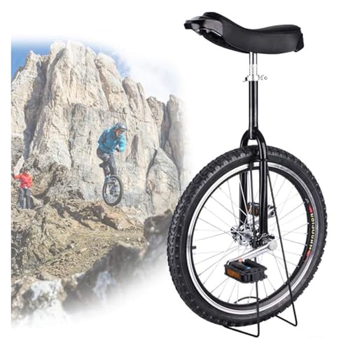 QZLNONTK 24/20/18/16 Zoll Einrad – rutschfeste Räder for Outdoor-Sport und Fitness – selbstbalancierendes Mountainbike-Fahrrad(Black,16inches) von QZLNONTK