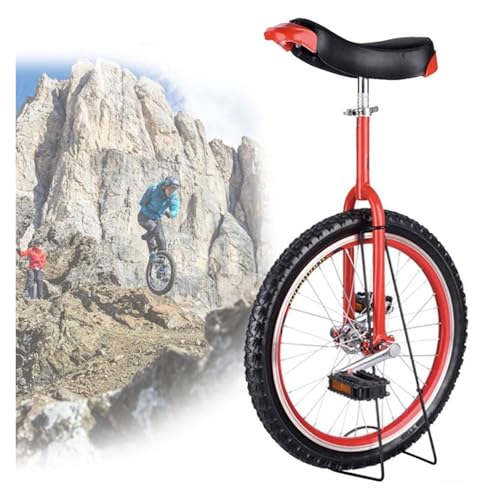 QZLNONTK 24/20/18/16 Zoll Einrad – rutschfeste Räder for Outdoor-Sport und Fitness – selbstbalancierendes Mountainbike-Fahrrad(Red,16inches) von QZLNONTK