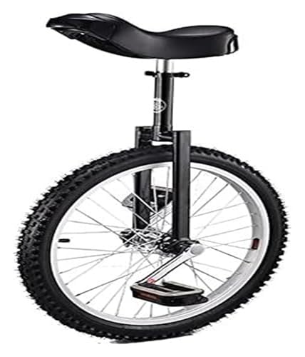 QZLNONTK Verstellbarer Heimtrainer mit Radbalance – Fitness-Scooter mit 150 kg Kapazität for Zirkusvorstellungen(Black,16inches) von QZLNONTK