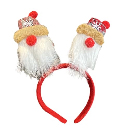 Qaonsciug Haarreif für Erwachsene, Teenager, Weihnachtselement, Festival-Haar für Party, Kopfschmuck, mehrere Arten zur Auswahl von Qaonsciug