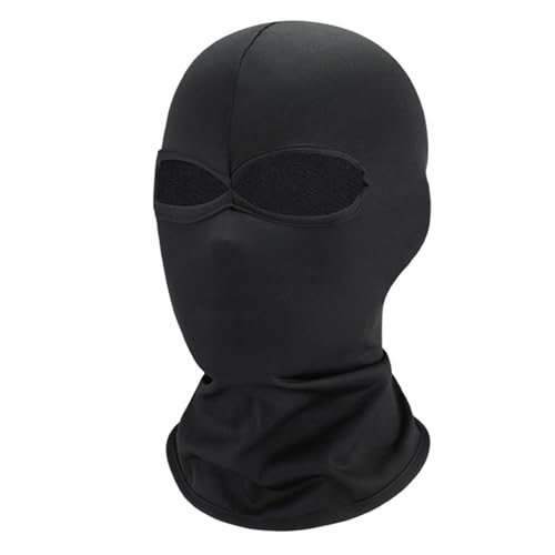 Qaonsciug Halloween-Sturmhaube, schwarze Maske, Räuber-Kopfbedeckung, Party, Urlaub, Winter, warme Mütze, Vollkopf von Qaonsciug