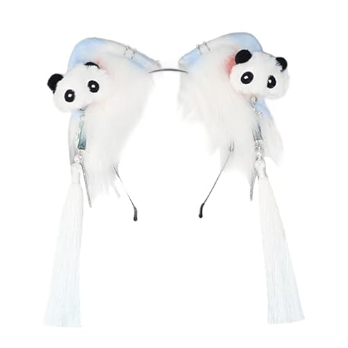 Qaonsciug Stirnband, Panda, Stirnbänder für Mädchen, Tier-Stirnband, Tier-Cosplay, Ohr, l Stirnband von Qaonsciug