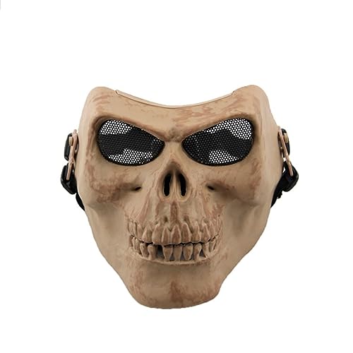 Qaonsciug Totenkopf Maske 1 Stück Für Outdoo Tanzpartys Und Halloween Geburtstag Neujahr Geburtstag Urlaubsdekoration von Qaonsciug