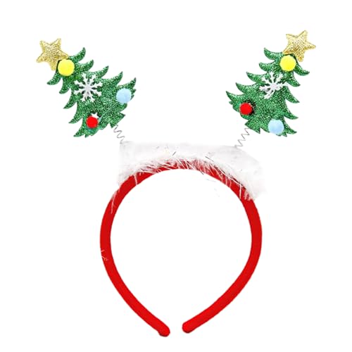 Qaonsciug Weihnachts-Stirnband, Party-Zubehör, HeadFestival, Party, glitzerndes Haarband, Cosplay-Kostüm, Kopfbedeckung von Qaonsciug