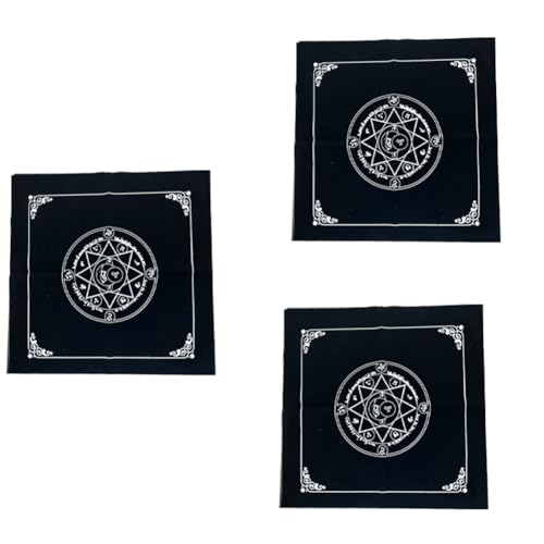 Qbkohphifm I Style 49 X 49 cm Tarot-Tischspiel-Abdeckung, Ritual-Zubehör, Hexenbedarf, Spiel-Abdeckung von Qbkohphifm