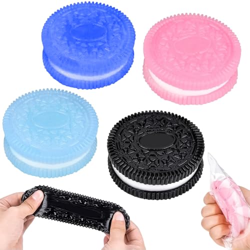 4 Stück Stressabbau-Spielzeug in Keksform, Taba Squishy, Anti Stress Ball für Erwachsene und Kinder, Keks Stressabbau Spielzeug, Cookie Stress Relief Toy für Angst, OCD Angst abbauen und Beruhigung 4 Stück Stressabbau-Spielzeug in Keksform, Taba Squishy, Anti Stress Ball für Erwachsene und Kinder, Keks Stressabbau Spielzeug, Cookie Stress Relief Toy für Angst, OCD Angst abbauen und Beruhigung von QckZee