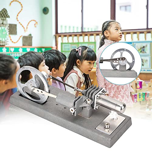 DIY-Modell eines Heißluft-Stirlingmotors – Unterhaltsames Lernspielzeug für – Heizkopf aus Edelstahl von Qcwwy