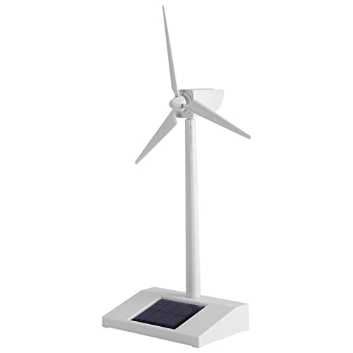 Mini Windmühle Solar Energy Toy Toy Science Tool Home Decor für Abs weiß 1 Stück von Qcwwy