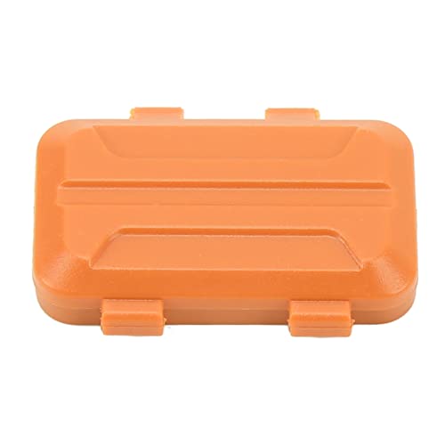 Qcwwy Anderes Zubehör Simulation Rc Side Tool Box Fine Crafted for 1/18 Rc Cars Rc Car Tool Box High (ORANGE) von Qcwwy