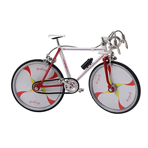 Qcwwy Mini-Fahrrad-Modell-Ornament, Exquisite Simulation, Büro-Dekoration, Sammler-Legierung, 7,7 Zoll, 4,9 Zoll von Qcwwy