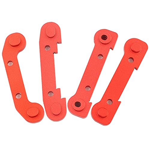 Qcwwy Modellautozubehör Rc Car Swing Arm Set Verschleißfest Exquisites Aussehen für den Fahrer für Wltoys 144001 1/14 Rc Car Verstärkter Swing Arm (rot R) von Qcwwy