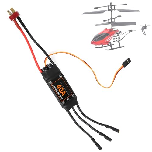 Qcwwy Modellflugzeugzubehör, Drohne, Drohnenteil, Professionelles Design, 40 A, Bürstenloser Esc, Einfach zu Bedienendes Drohnenzubehör, Montagespielzeug, FPV-Teile, Ersatzteil, von Qcwwy