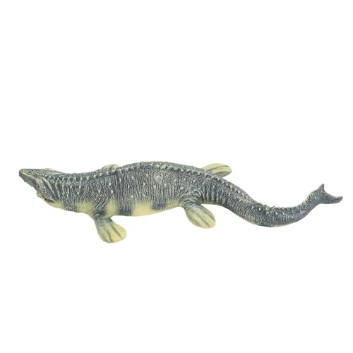 Qcwwy Mosasaurus-Dinosaurier-Spielzeug, Mosasaurus-Dinosaurier-Actionfigur, Pädagogisches, Lebensechtes Sammlerstück, Weiches Gummi für den Alltag von Qcwwy