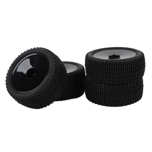 Qcwwy RC Outdoor -Reifen Einzigartiges Design für Wltoys, Starke Anpassungsräder Am Rlaar It It 1/12 1/10 Gummi in Nylon auf Einer Skala (Black) von Qcwwy