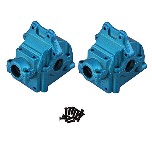 Qerwsdty 2 StüCk Metall Welle Box Getriebe Obere und Untere Abdeckung 144001-1254 für 1/14 144001 RC Auto Teile, Blau Qerwsdty 2 StüCk Metall Welle Box Getriebe Obere und Untere Abdeckung 144001-1254 für 1/14 144001 RC Auto Teile, Blau von Qerwsdty