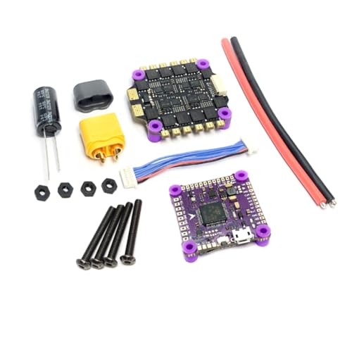 Qerwsdty F405 V3 3-6S 30X30 FCandESC FPV Stack BMP280 Flugregler BLHELIS 50A 4in1 ESC für Freestyle-Drohnenmodell Einfach zu Bedienen von Qerwsdty