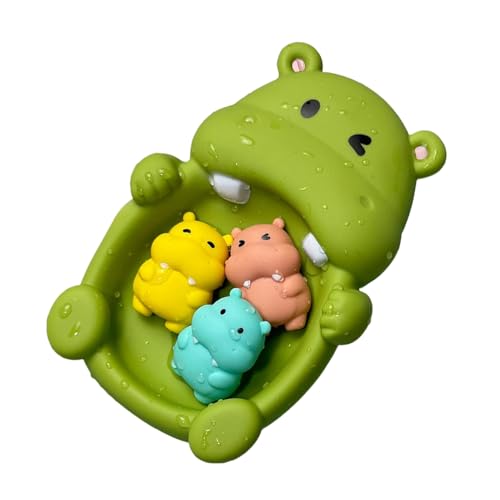 Qfdiwr Badespielzeug, Anti-Schimmel, 4-teilig, schwimmendes Spielzeug für die Badewanne, Tiere mit einfachem Griff, pädagogische Dekoration, ab 18 Monaten Qfdiwr Badespielzeug, Anti-Schimmel, 4-teilig, schwimmendes Spielzeug für die Badewanne, Tiere mit einfachem Griff, pädagogische Dekoration, ab 18 Monaten von Qfdiwr