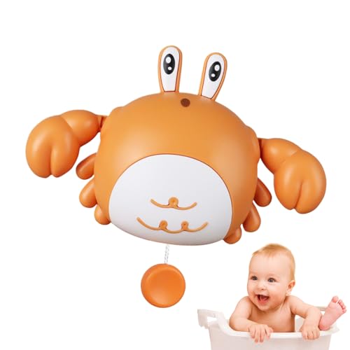 Qfdiwr Badespielzeug für Babys, Badespielzeug für Kinder, Krabbenform, schwimmendes Tier mit Aufziehhilfe, Lernbegleiter für , Mädchen, Reisen, , Pool, Haus, Krippe Qfdiwr Badespielzeug für Babys, Badespielzeug für Kinder, Krabbenform, schwimmendes Tier mit Aufziehhilfe, Lernbegleiter für , Mädchen, Reisen, , Pool, Haus, Krippe von Qfdiwr