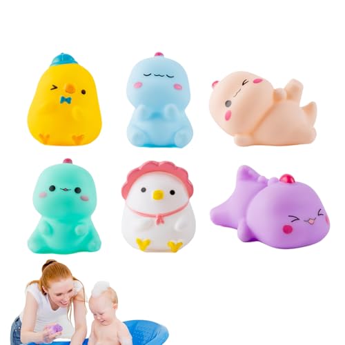 Qfdiwr Badespielzeug für Tiere, Badewannenspielzeug, buntes Badewannenspielzeug | Wasserschwimmer, Sprinklerspielzeug für lustige Badezeit, Duschpartygeschenke Qfdiwr Badespielzeug für Tiere, Badewannenspielzeug, buntes Badewannenspielzeug | Wasserschwimmer, Sprinklerspielzeug für lustige Badezeit, Duschpartygeschenke von Qfdiwr