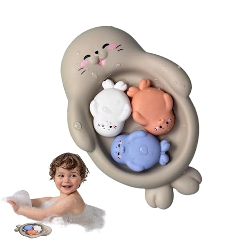 Qfdiwr Badewannenspielzeug für Babys, 4-teilig, schwimmendes Spielzeug für die Badewanne | Tiere mit einfachem Griff, pädagogische Dekoration für ab 18 Monaten Qfdiwr Badewannenspielzeug für Babys, 4-teilig, schwimmendes Spielzeug für die Badewanne | Tiere mit einfachem Griff, pädagogische Dekoration für ab 18 Monaten von Qfdiwr