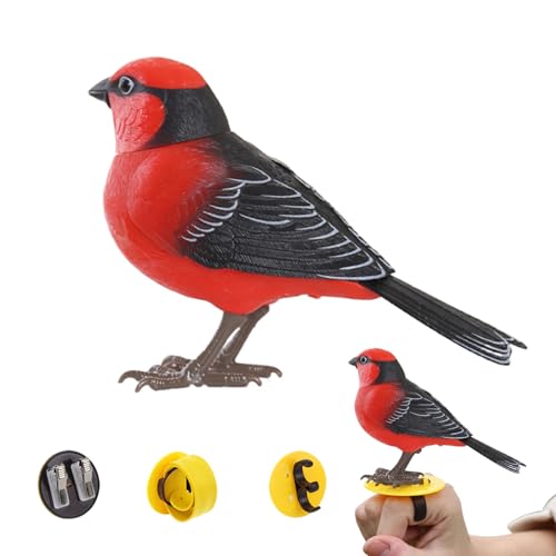 Qfdiwr Elektronisches Vogelspielzeug für interaktives Vogel, der mit Musik singt, elektrisches Bürotier für Frauen und Männer Qfdiwr Elektronisches Vogelspielzeug für interaktives Vogel, der mit Musik singt, elektrisches Bürotier für Frauen und Männer von Qfdiwr