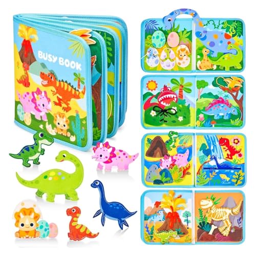 Qfdiwr Lernspielzeug, Aktivitätsbuch für Kinder, leises Aktivitätenbrett für die Entwicklung und frühe Bildung zu Hause und auf Reisen, für Mädchen und Qfdiwr Lernspielzeug, Aktivitätsbuch für Kinder, leises Aktivitätenbrett für die Entwicklung und frühe Bildung zu Hause und auf Reisen, für Mädchen und von Qfdiwr