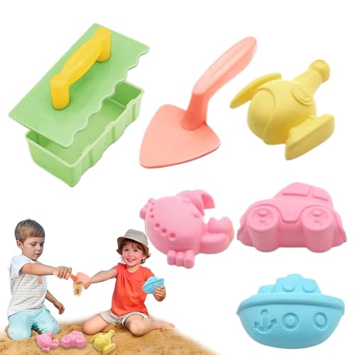 Qfdiwr Sandkastenspielzeug, Sandbau-Spielzeug für den Außenbereich | Tragbares Bauset mit Schaufel, Lernspiele für den Außenbereich und Aktivitäten für Mädchen und Qfdiwr Sandkastenspielzeug, Sandbau-Spielzeug für den Außenbereich | Tragbares Bauset mit Schaufel, Lernspiele für den Außenbereich und Aktivitäten für Mädchen und von Qfdiwr