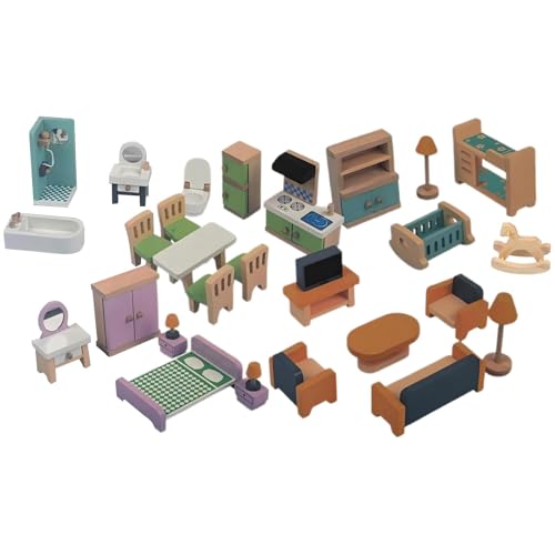 Qfdiwr Spielhaus-Möbel für Kleinkinder, Miniatur-Möbel-Dekoration | Hausmöbel aus Holz, Simulationsspiel, Spiel Qfdiwr Spielhaus-Möbel für Kleinkinder, Miniatur-Möbel-Dekoration | Hausmöbel aus Holz, Simulationsspiel, Spiel von Qfdiwr