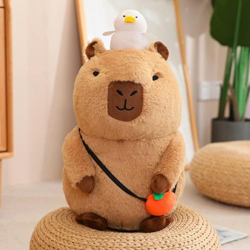 QhBdjx Capybara Plüschtier Capybara Frucht Flauschige Puppe Plüsch Anhänger lustige Kinder 20cm 2 von QhBdjx