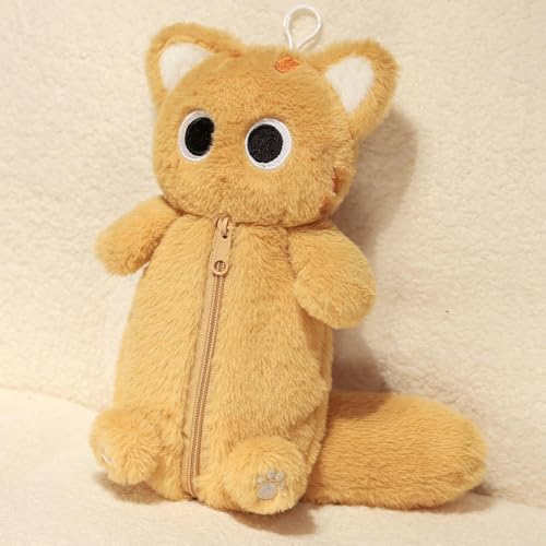 QhBdjx Cartoon Katze Federmäppchen Plüschtier kreative Puppe für Kinder Geburtstagsgeschenk 30cm 3 von QhBdjx