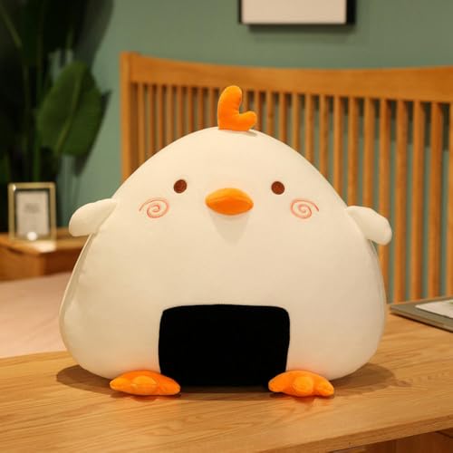 QhBdjx Cartoon Reis Ball Huhn Puppe Niedlich Kreatives Plüsch Spielzeug Weiches Kissen Mädchen Geburtstagsgeschenk 35cm 4 von QhBdjx