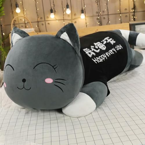 QhBdjx Große Größe Hochwertige Niedliche Katze Plüsch Spielzeug Cartoon Tier Plüsch Puppe Schlafsofa Kissen Mädchen Kinder Geburtstagsgeschenk 110cm 14 von QhBdjx