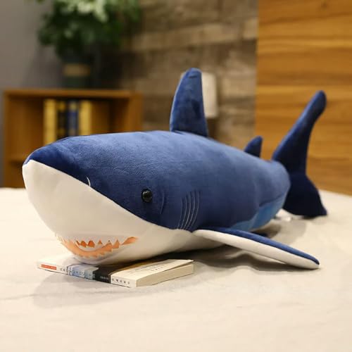 QhBdjx Hai Plüschtiere Beliebte Schlafkissen Spielzeug Geschenke Hai Niedliche Plüschtiere Fisch Kissen Spielzeug Geburtstag 60cm 2 von QhBdjx