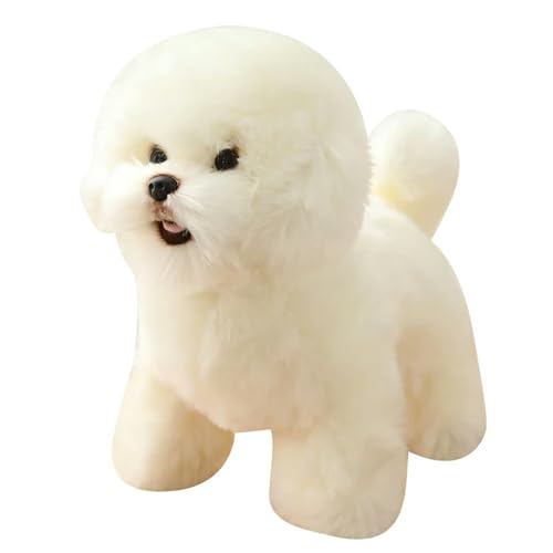 QhBdjx Hochwertige Hund Plüschtiere Plüsch Tier Schnauzer Bichon Spielzeug Luxus Home Decor Haustier Geschenke Geburtstag 38CM 2 von QhBdjx