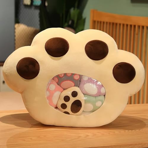 QhBdjx Kawaii Katze Pfote Plüsch Spielzeug Pfote Niedliches Kissen Sofa Plüsch Katze Puppe Kinder Mädchen Geschenk Geburtstag 50CM 1 von QhBdjx