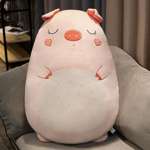 QhBdjx Kawaii Tier Plüsch Kissen niedlich Flauschige Dinosaurier Huhn Schwein Kaninchen Löwe Tier weiches Plüschtier Geschenk Geburtstag 60cm 4 von QhBdjx