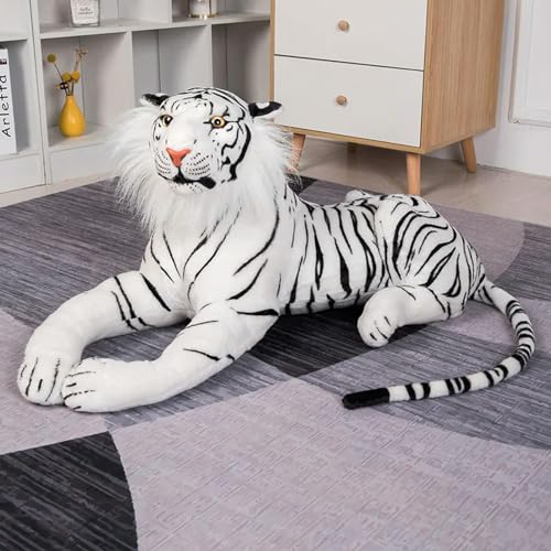 QhBdjx Kawaii Tiger Plüschtier Tier Puppe Kinder Geburtstags 110cm 1 von QhBdjx