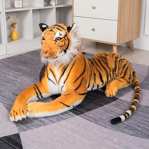 QhBdjx Kawaii Tiger Plüschtier Tier Puppe Kinder Geburtstags 110cm 2 von QhBdjx