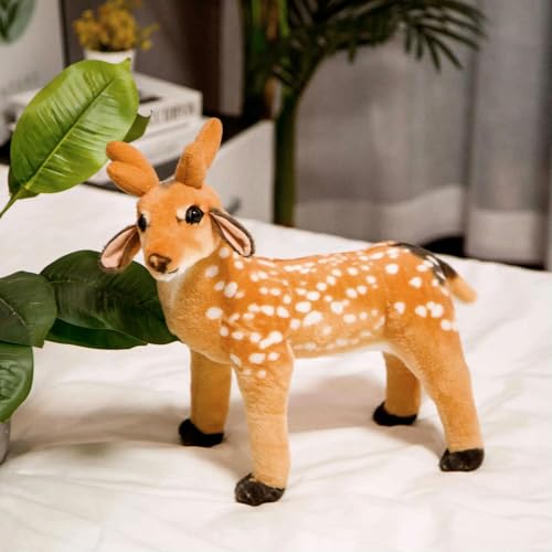 QhBdjx Kinder Sika Hirsch Spielzeug Tier Hirsch Puppen Kinder Geburtstagsgeschenke Wohnkultur 30cm 1 von QhBdjx